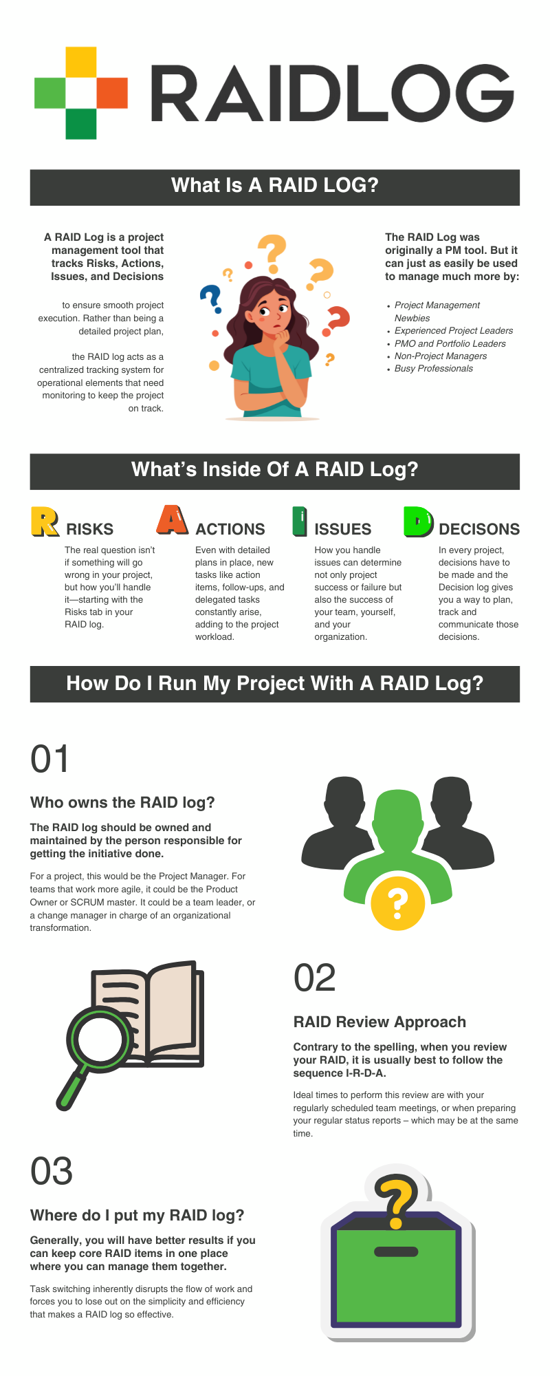 RAID Log Infographic